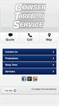Mobile Screenshot of cowsertire.com